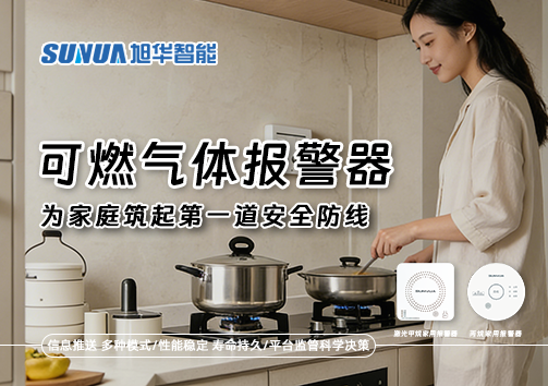 可燃气体报警器，为家庭筑起第一道安全防线！